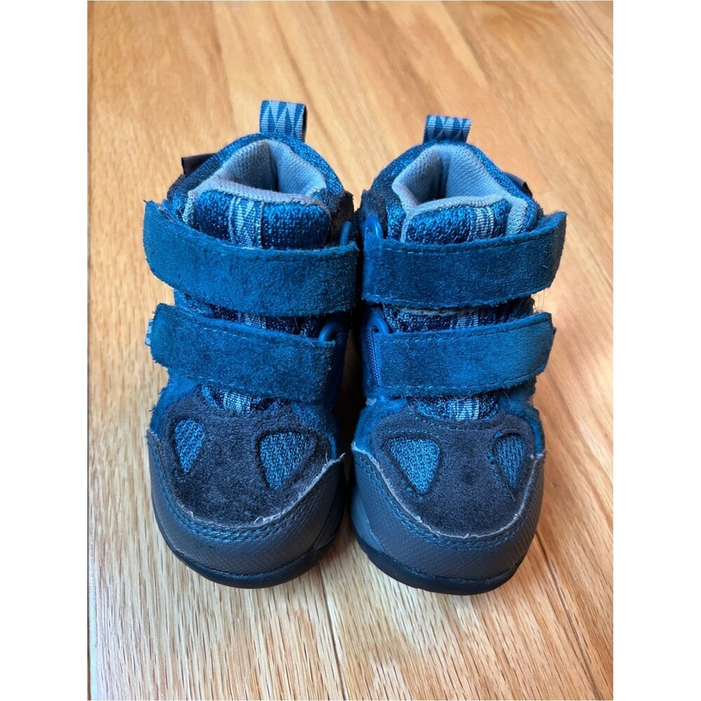 L.L.Bean TEK2.5 Waterproof Toddler Hiking Boots Size 5 Blue Hook & Loop